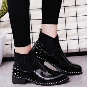 Black patent bootie NEW!